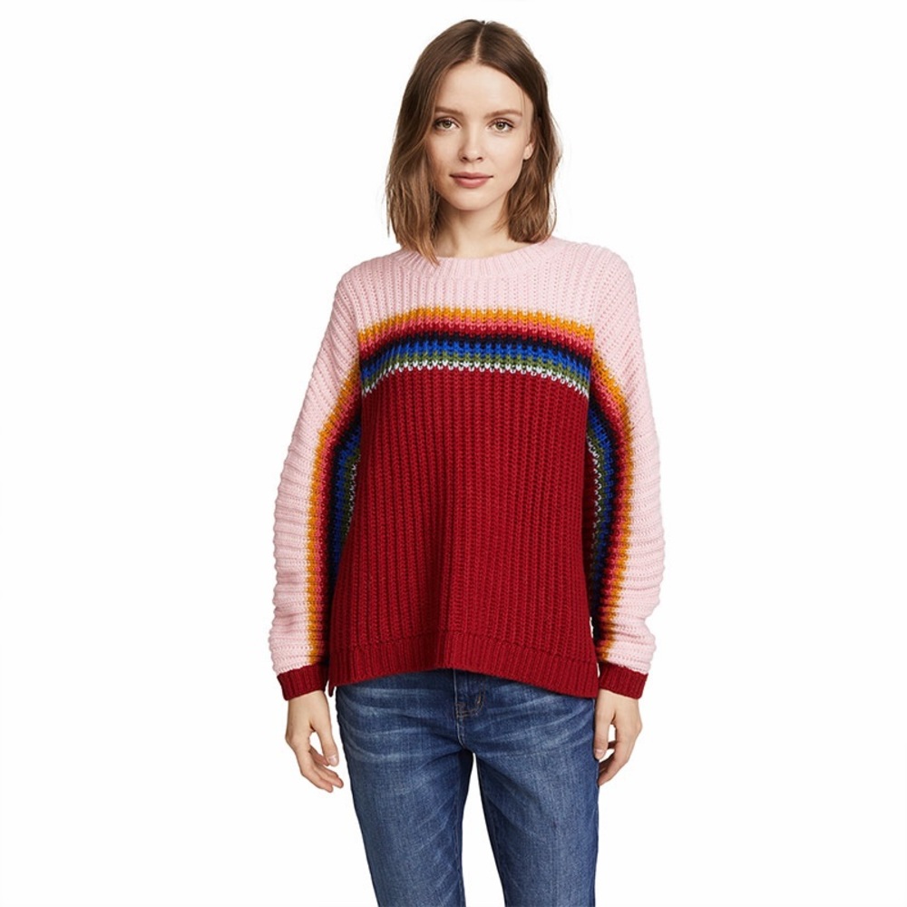 Xirena Simone Apres Ski Sweater Stripe Colorful